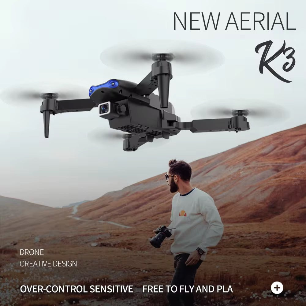 V966 Foldable Drone With HD Camera (Black)