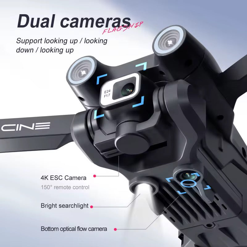 V966 Foldable Drone With HD Camera (Black)