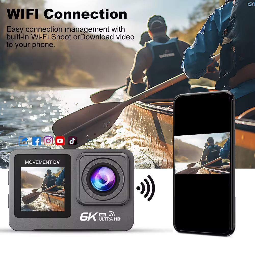 4k Bike Vlogging Camera ( IP68 Waterproof )